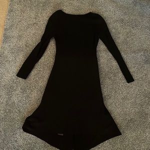 Black sweater dress